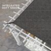 14x10 Hawthorne Traditional Steel Pergola With Sail Shade Soft Canopy