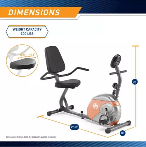 Marcy ME 709 Recumbent Exercise Bike