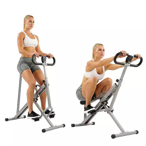 Sunny Health & Fitness Upright Row-N-Ride With Adjustable Squat Motion