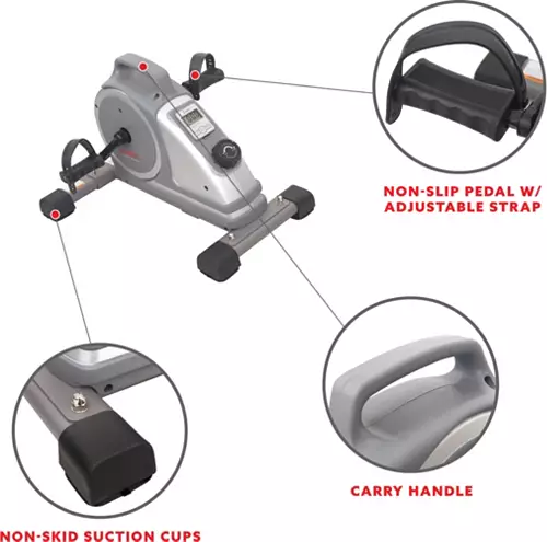 Sunny Health & Fitness Magnetic Mini Exercise Pedal Cycle