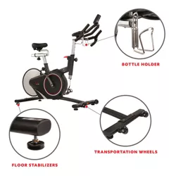 Sunny Health & Fitness Magnetic Indoor Cycling Bike