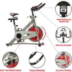Sunny Health & Fitness Pro II Indoor Stationary Cycle Bike