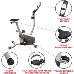 Sunny Health & Fitness Performance Upright Bike