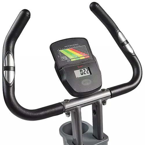 Sunny Health & Fitness Magnetic Foldable Exercise X-Bike With 14 Levels of Magnetic Resistance