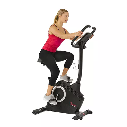 Sunny Health & Fitness Magnetic Upright Exercise Bike