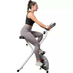 Sunny Health & Fitness Folding Stationary Indoor Bike