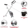 Sunny Health & Fitness Folding Stationary Indoor Bike