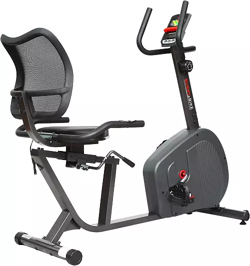 Sunny Health and Fitness Endurance Smart Recumbent Bike