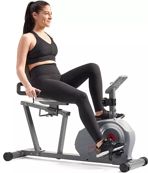 Sunny Health & Fitness Essential Smart Recumbent Bike