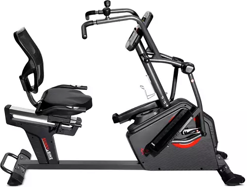Sunny Health & Fitness Smart Recumbent Elliptical – With Electro-Magnetic Resistance