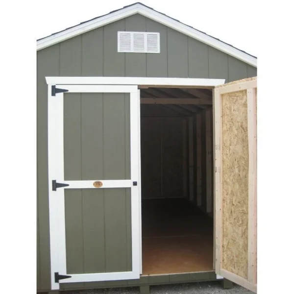 Value 8 ft. W x 16 ft. D Solid and Manufactured Wood Storage Shed
