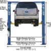 Atlas OHX10000X 10,000 lb Extra Tall 2-Post Lift