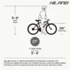 Hiland Mountain Bike, Multi-Spokes,Shimano 21 Speeds Drivetrain,Aluminum Frame 26 inch Wheels, Men's MTB Bicycle, White