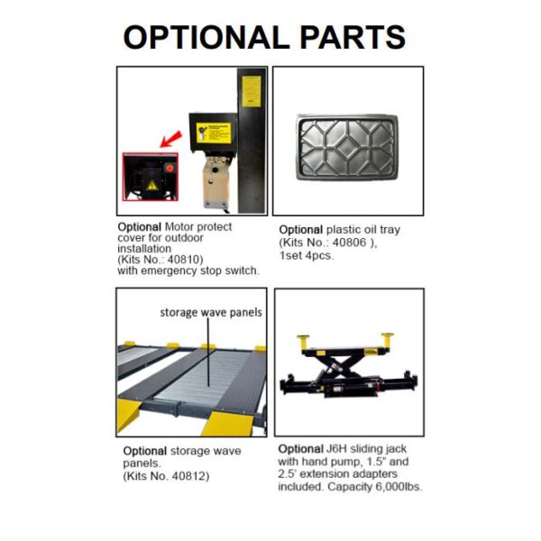 AMGO 409-DPX Double Parking Four Post Lift