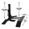 Platinum SP-6K-SS Single Post Parking Lift