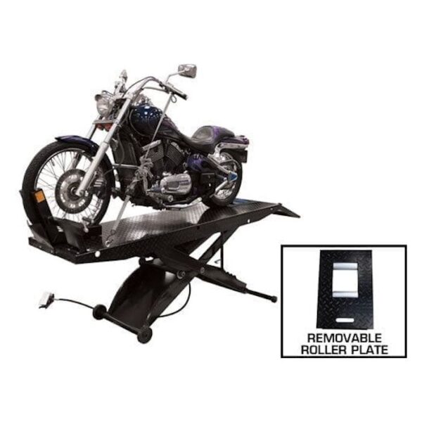 Atlas ACL Motorcycle Lift with Roller Plate