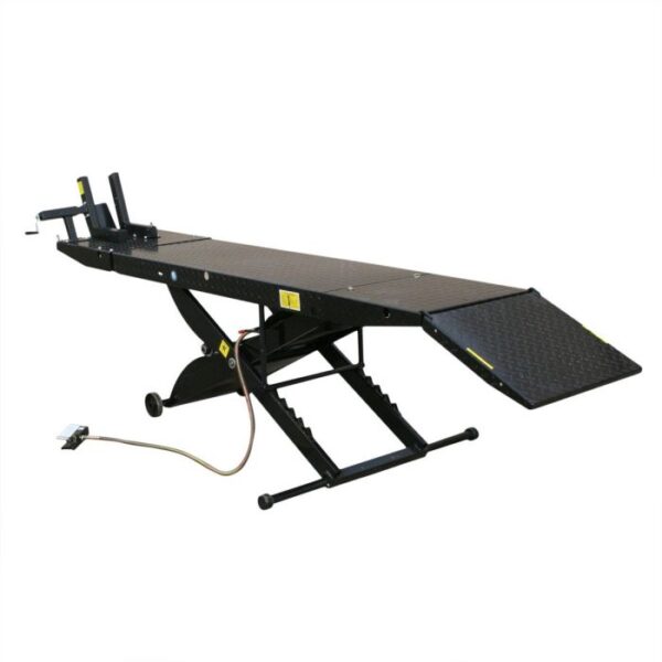 Atlas CycleLift Motorcycle Lift with Dropout Panel