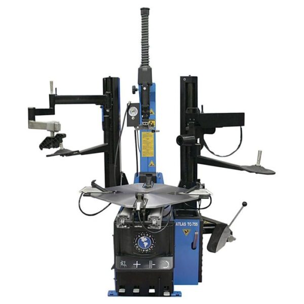Atlas TC755DAA Tilt-Back Wheel Clamp Tire Changer with Dual Assist Arms