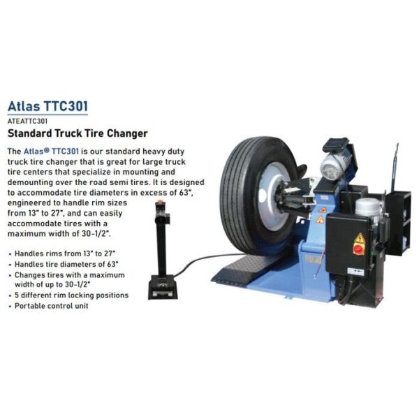 Atlas TTC301 Heavy-Duty Truck Tire Changer