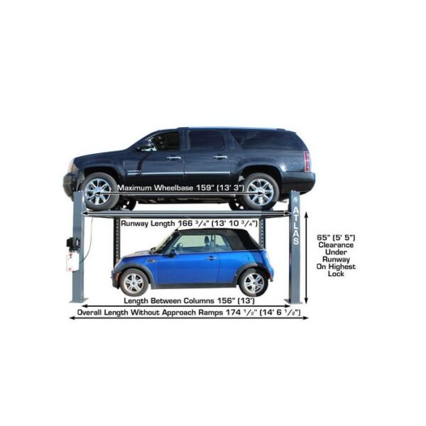 Atlas Premium Portable Four Post Lift