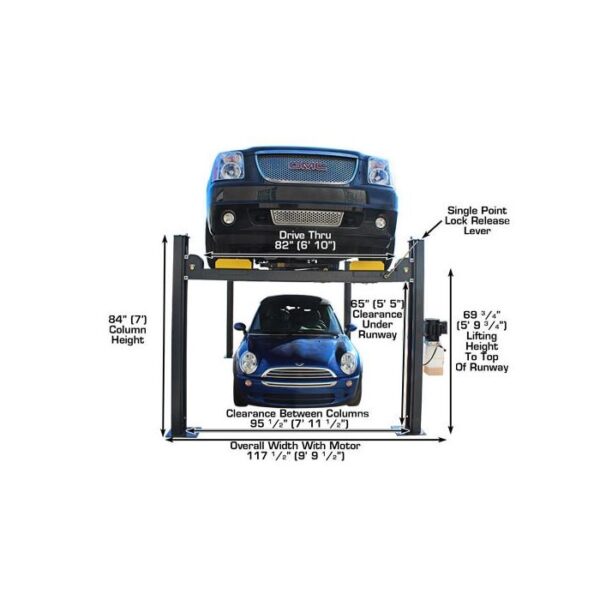 Atlas Premium Portable Four Post Lift
