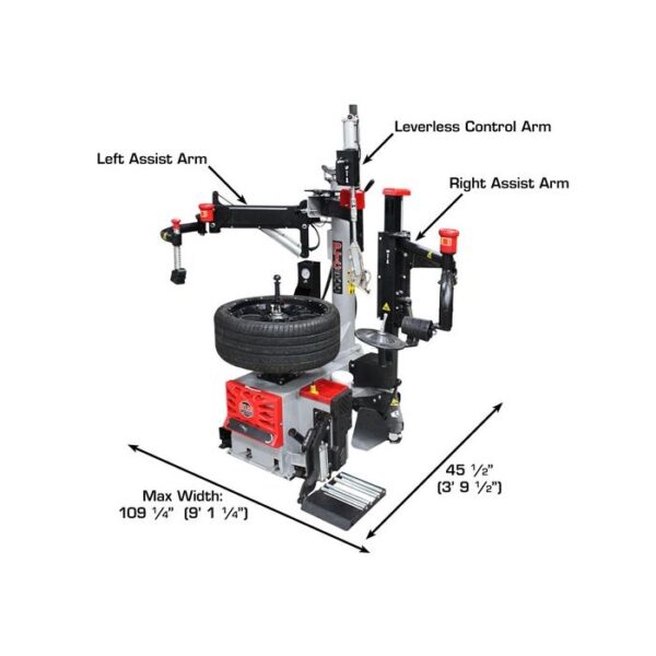 Atlas Platinum PTC500 Center Post Tire Changer with Assist Arms