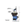 Atlas TC229 Wheel Clamp Tire Changer with Bead Blaster