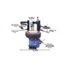 Atlas TC229DAA Dual Assist Arm Wheel Clamp Tire Changer