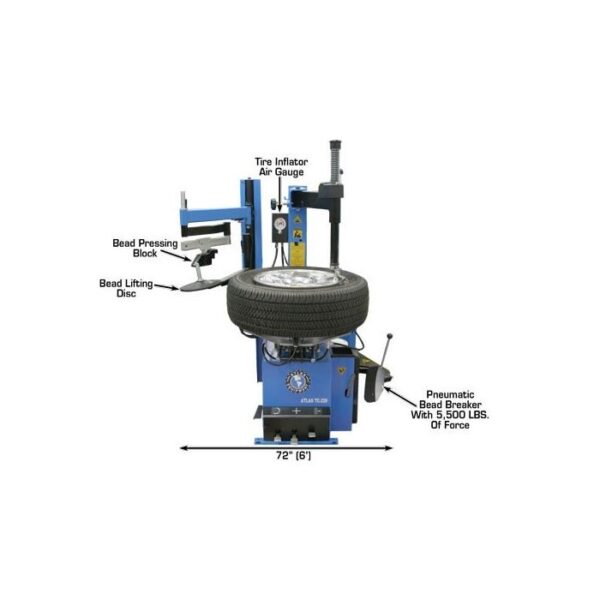 Atlas TC229LH Assist Arm Wheel Clamp Tire Changer