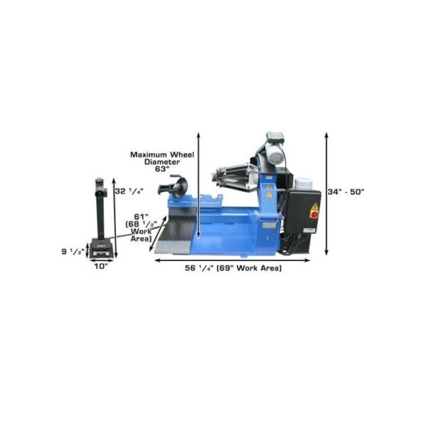 Atlas TTC301 Heavy-Duty Truck Tire Changer