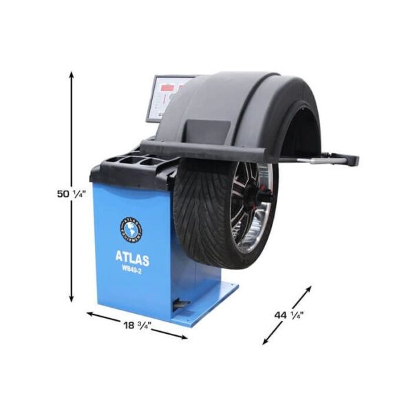 Atlas WB49-2 PRO Premium 3D Computer Wheel Balancer