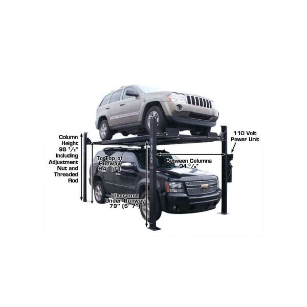 Atlas Garage Pro Portable Four Post Lift
