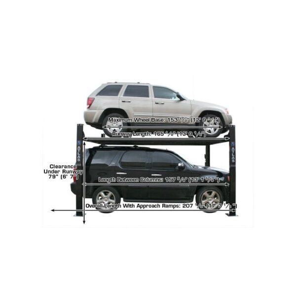 Atlas Garage Pro Portable Four Post Lift