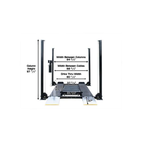 Atlas Garage Pro Portable Four Post Lift