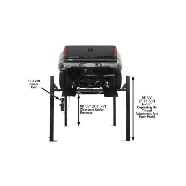 Atlas Garage Pro HD Portable Four Post Lift