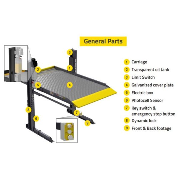 BendPak PL-6000DC Two Post Parking Lift