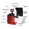 ASEplatinum WB-CB66-VE Wheel Balancer w/LED Touch Key Pad