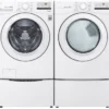 LG Side-by-Side Washer & Dryer Set with Front Load Washer and Electric Dryer