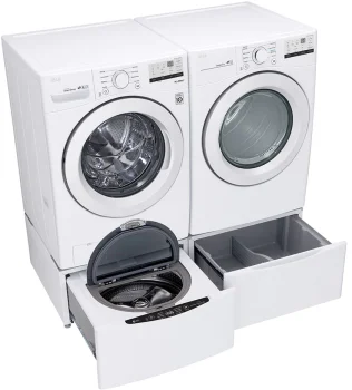 LG Side-by-Side Washer & Dryer Set with Front Load Washer and Electric Dryer