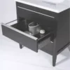 Empire Industries Central Park Collection 24 Inch Contemporary Vanity with 3 Soft Close Cabinet Drawers