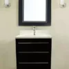 Empire Industries Central Park Collection 24 Inch Contemporary Vanity with 3 Soft Close Cabinet Drawers