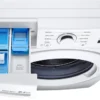 LG Stacked Washer & Dryer Set with Front Load Washer and Electric Dryer