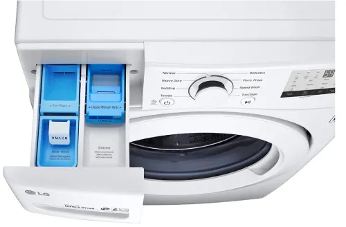 LG Stacked Washer & Dryer Set with Front Load Washer and Electric Dryer