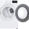 LG Stacked Washer & Dryer Set with Front Load Washer and Electric Dryer