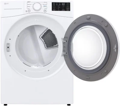 LG Stacked Washer & Dryer Set with Front Load Washer and Electric Dryer