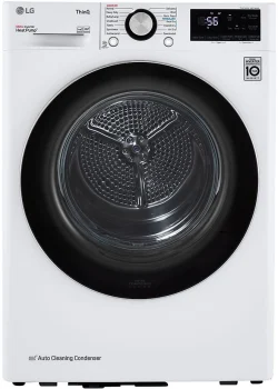 LG Stacked Washer & Dryer Set with Front Load Washer and Electric Dryer