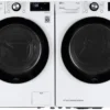 LG Stacked Washer & Dryer Set with Front Load Washer and Electric Dryer
