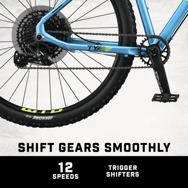 Mongoose Tyax 29 Small Expert Adult Unisex 29-in. Mountain Bike, Black