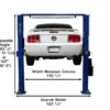 Atlas 10,000 lb Overhead 2-Post Lift Car