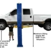Atlas 10,000 lb Overhead 2-Post Lift Car